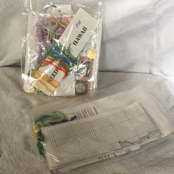 6 vintage cross stitch sets - Picture 7 of 7